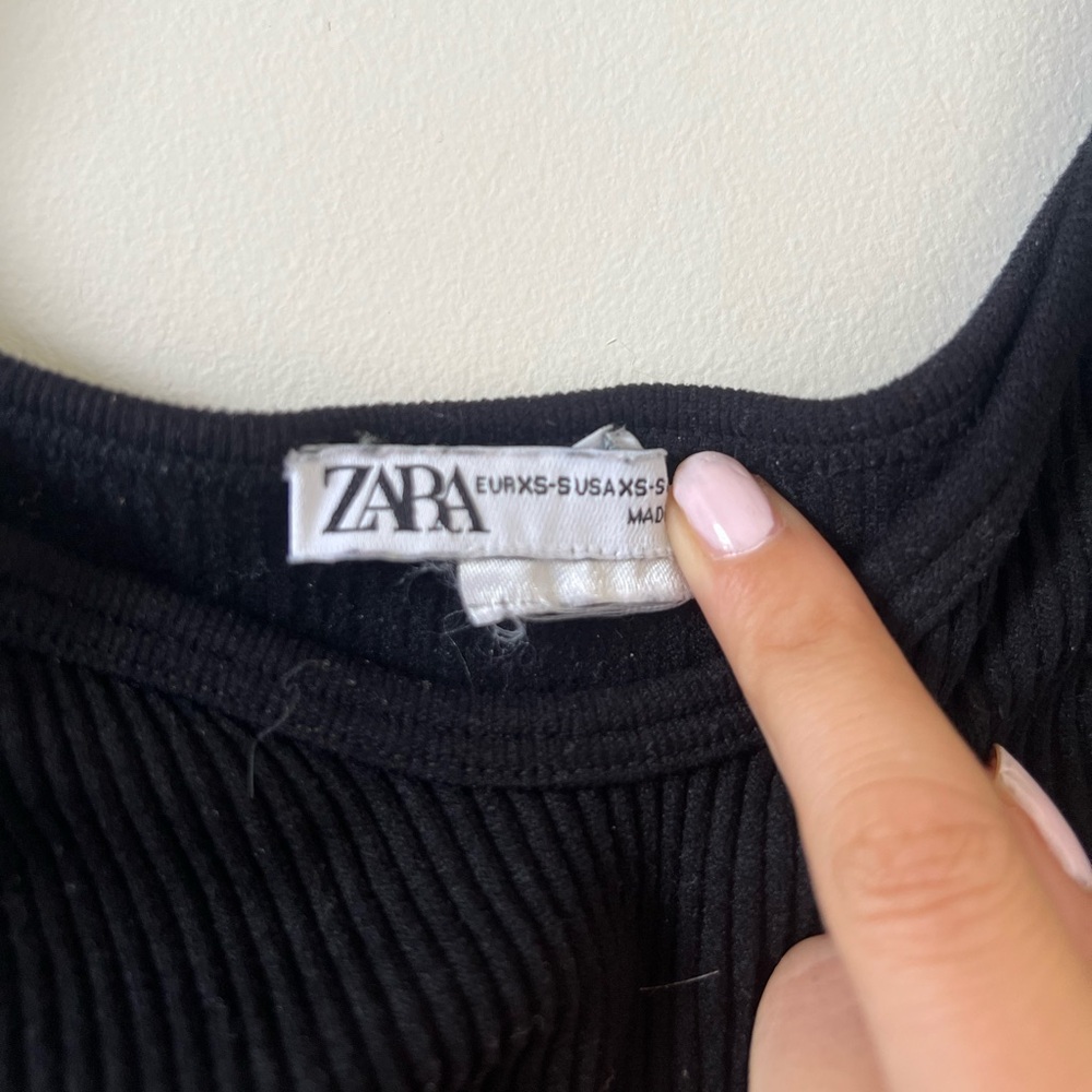 Zara Ribbed Top - Picture 3 of 3